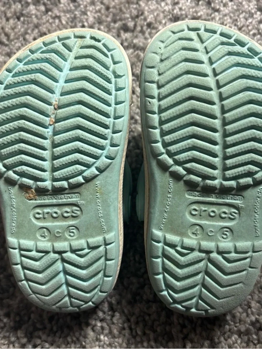 CROCS Kids Aqua Slip-On Clogs